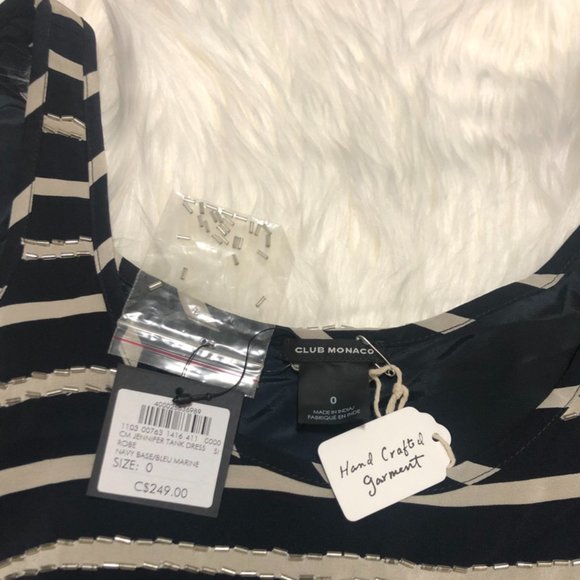 *BRAND NEW* Club Monaco Jennifer Tank Silk Robe Dress - Size 0 - Picture 7 of 8
